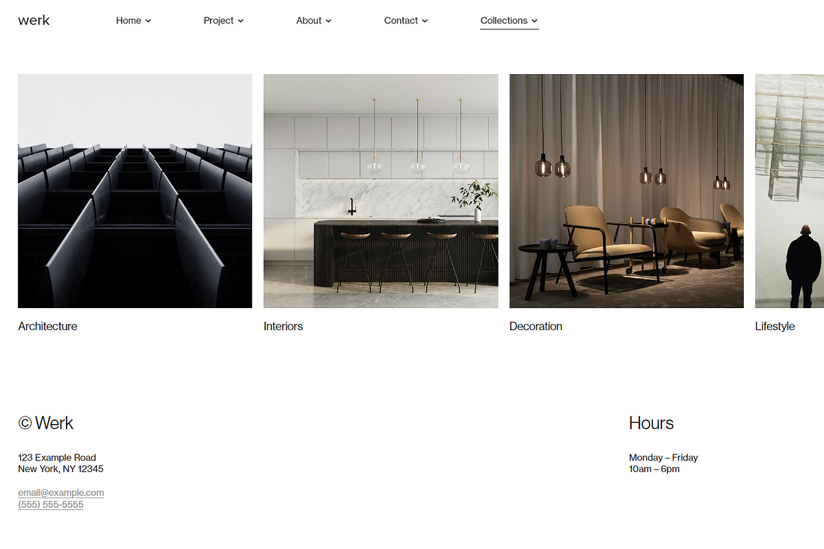 Werk Squarespace Website Template, a Squarespace Template by Goashape Studio (Photo 15 of 21)