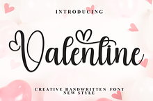 Valentine | Script Font