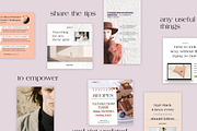 Blog & News Room Instagram CANVA PS, a Social Media Template by Eviory (Thumbnail 12 of 26)