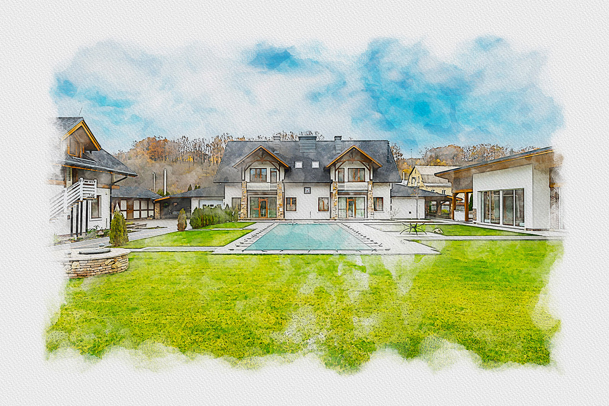 House Portrait from Photo Action, an Action Add-On by MRI STUDIO (Photo 15 of 17)