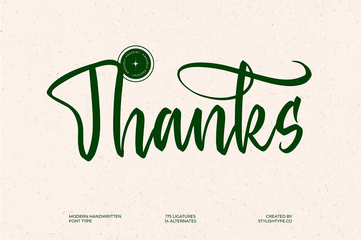 Baghera Thenetta Modern Handwritten, a Script Font by stylishtype.co (Photo 20 of 20)
