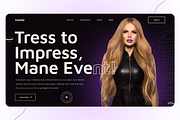 Tressify-Hair Salon Hero Section, an UI Kit Template by nwdigitalstore (Thumbnail 1 of 3)