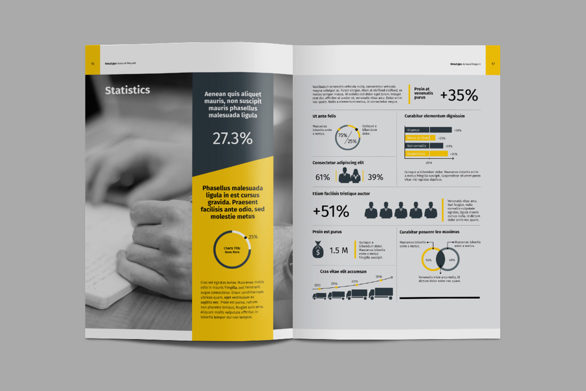 Kreatype Annual Report, a Brochure Template by Kreatype Studio (Photo 12 of 16)