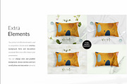 Pillows vol.4: with floral elements, a Print Template by Mocca Mockups Store (Thumbnail 20 of 29)