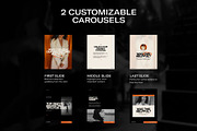 Portrait Instagram Templates Orange, a Social Media Template by Digital&Chic (Thumbnail 4 of 6)