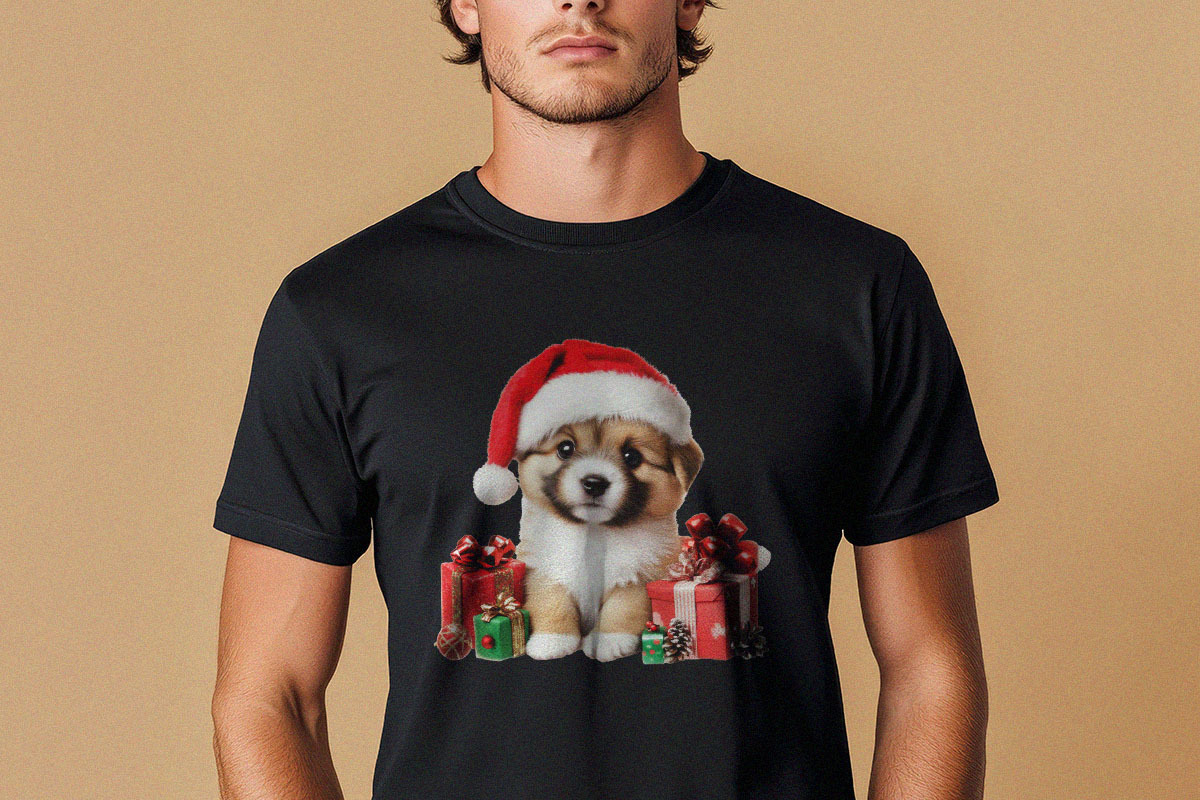 Christmas Dogs Clipart (PNG), an Animal Illustration by DesignBTF (Photo 5 of 7)