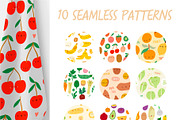 Seasonal Fruits and Vegetables, a Food Illustration by iliveinoctober (Thumbnail 4 of 7)