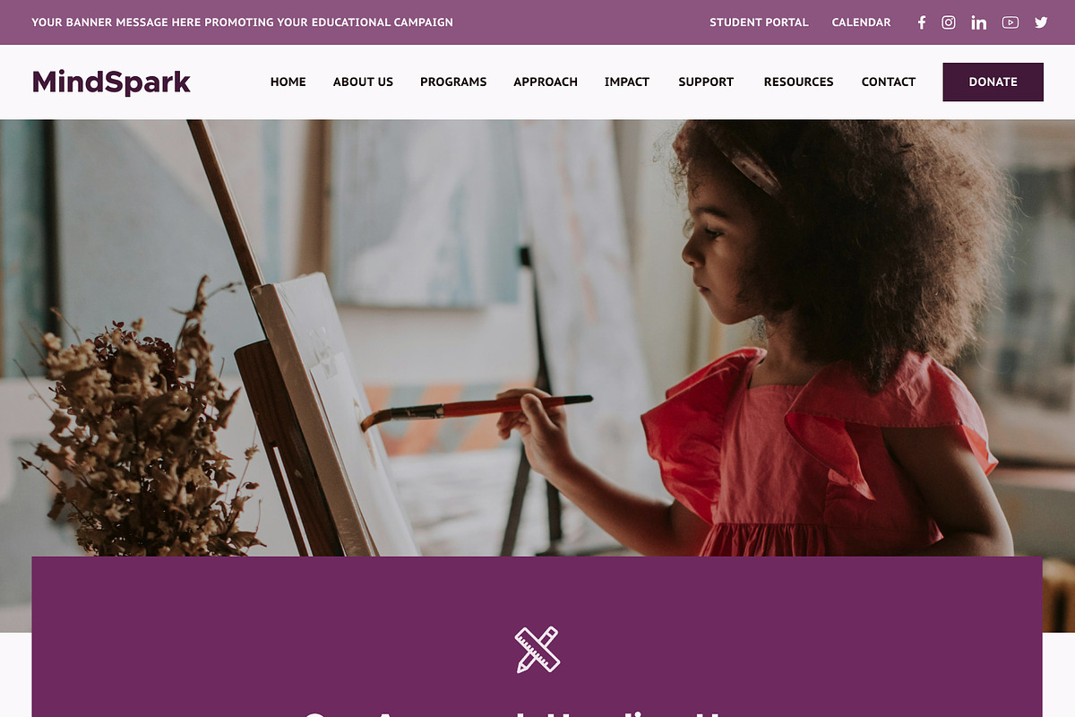 Education Showit Website Template, a WordPress Template by Studio Humankind (Photo 7 of 20)