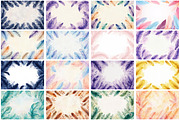 Watercolor Feathers Borders, a Background Graphic by Forhadx5 (Thumbnail 6 of 14)