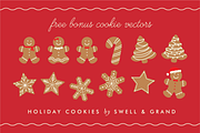 Holiday Cookies, A Christmas Script, a Script Font by Leslie Ray (Thumbnail 4 of 4)