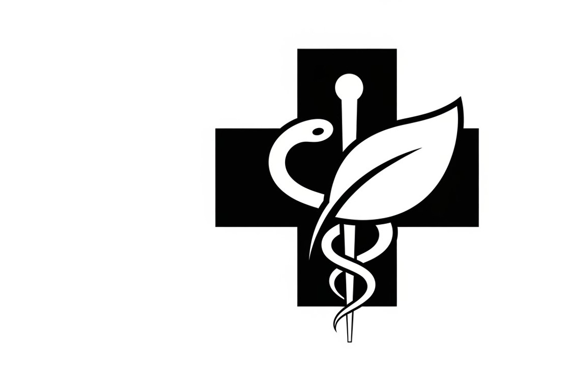 Professional medical cross with logo, an Illustration by Amazin_art (Photo 18 of 21)