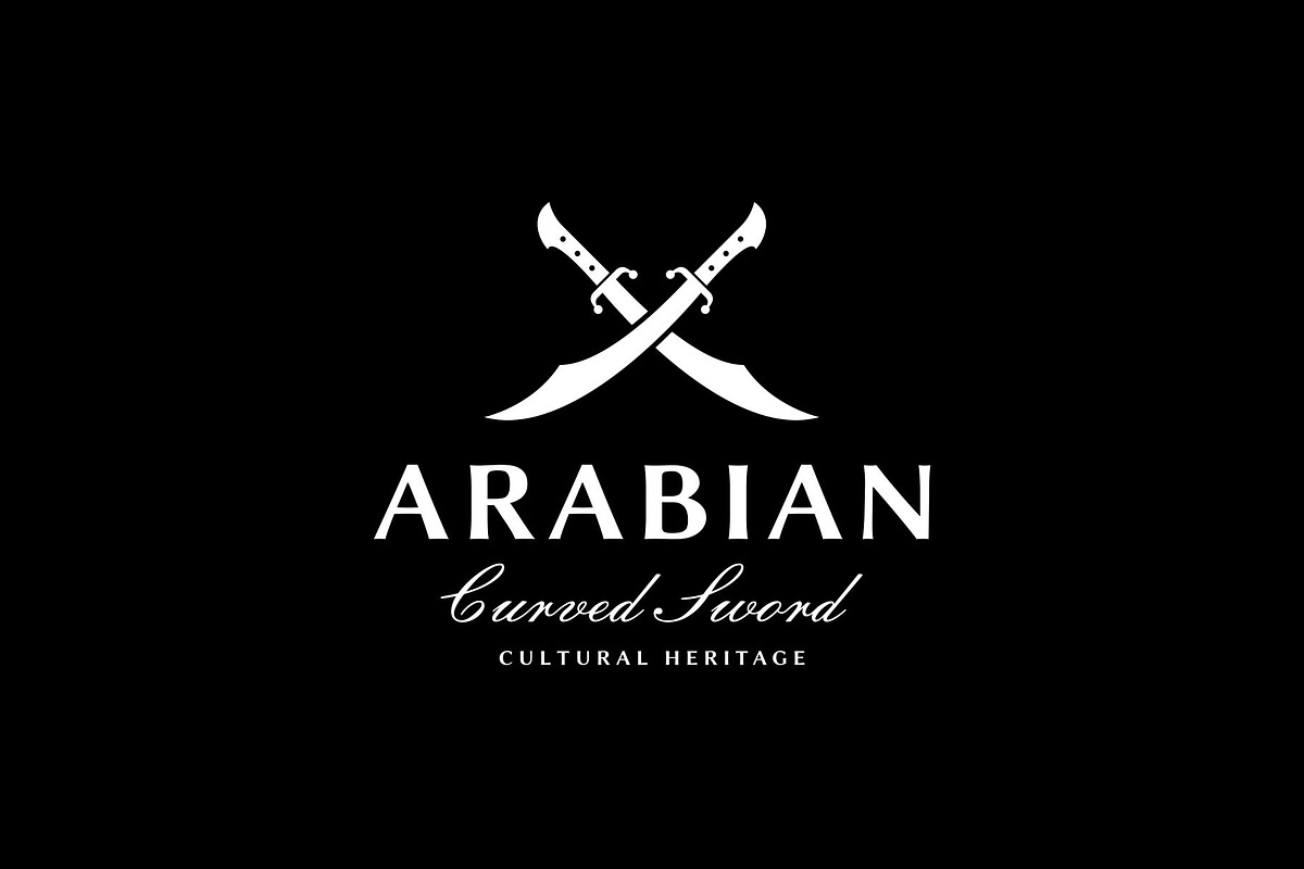Arabian Curved Sword Logo Design, a Branding & Logo Template by Buqancreative (Photo 3 of 4)