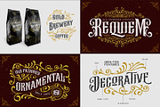 Vintage Font Bundle & Ornaments, a Font by Arterfak Project (Thumbnail 9 of 13)