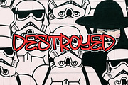 SEMOZ Boldline Graffiti Font, a Handwritten Font by NTC Graphic (Thumbnail 4 of 9)