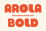 CS Arola – Bold Display Font, a Sans Serif Font by Craft Supply Co. (Thumbnail 1 of 8)