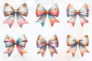 Glitter Bow Clipart, an Illustration by RobertsArt (Thumbnail 3 of 7)