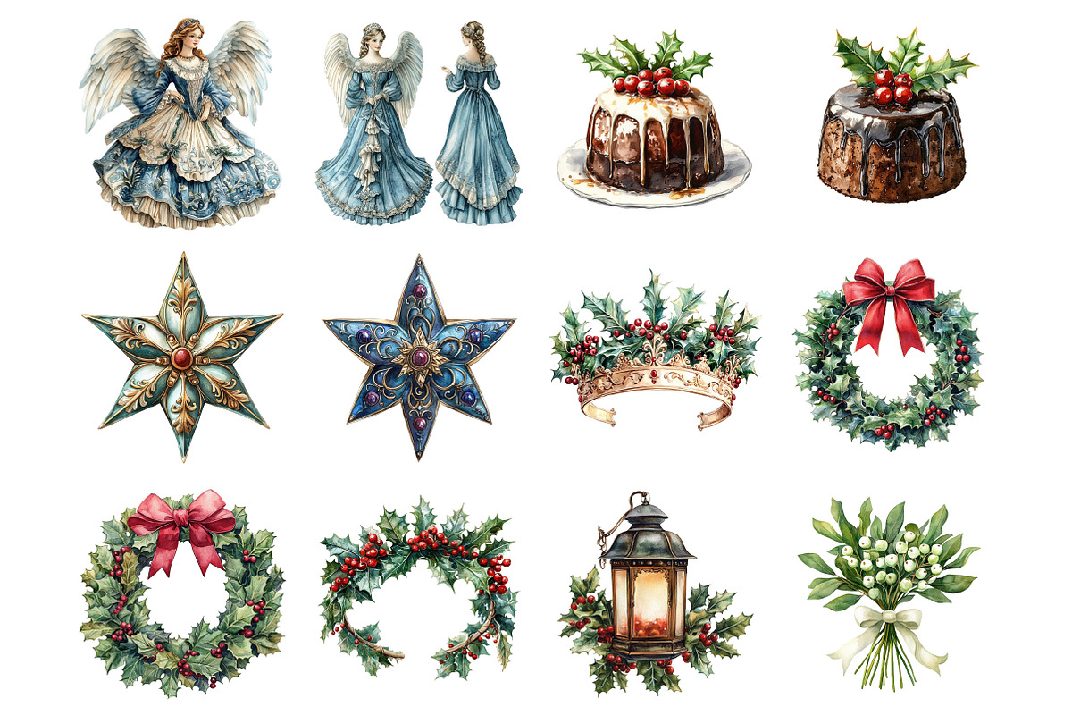 Victorian Christmas Sublimation, a Graphic by CitraGraphics (Photo 3 of 3)