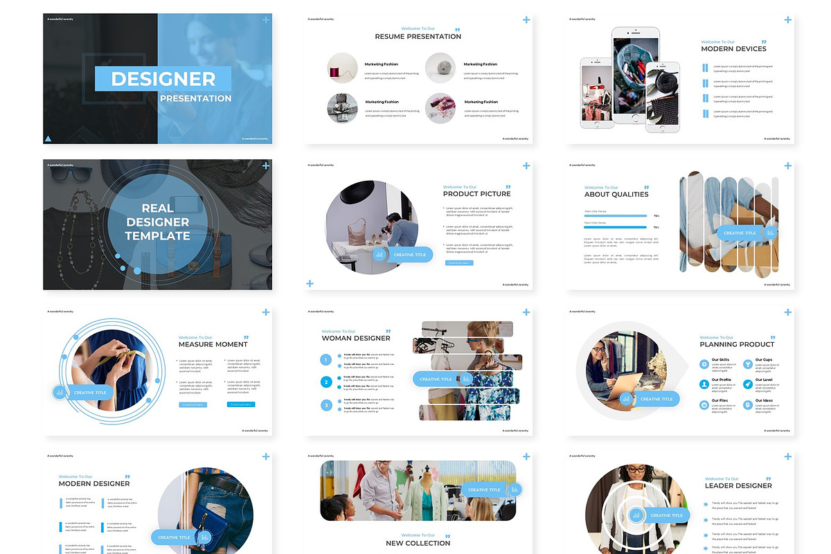 Designer - Keynote Template, a Presentation Template by AQR Studio