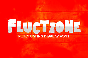 Fluctzone - Display Font