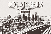 Los Angeles Cityscape Sketches, a Work Illustration by TheMountBirdStudio (Thumbnail 1 of 6)
