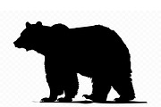 Grizzly Bear Silhouette Clipart Set, an Animal Illustration by Gfx Expert Team (Thumbnail 3 of 3)
