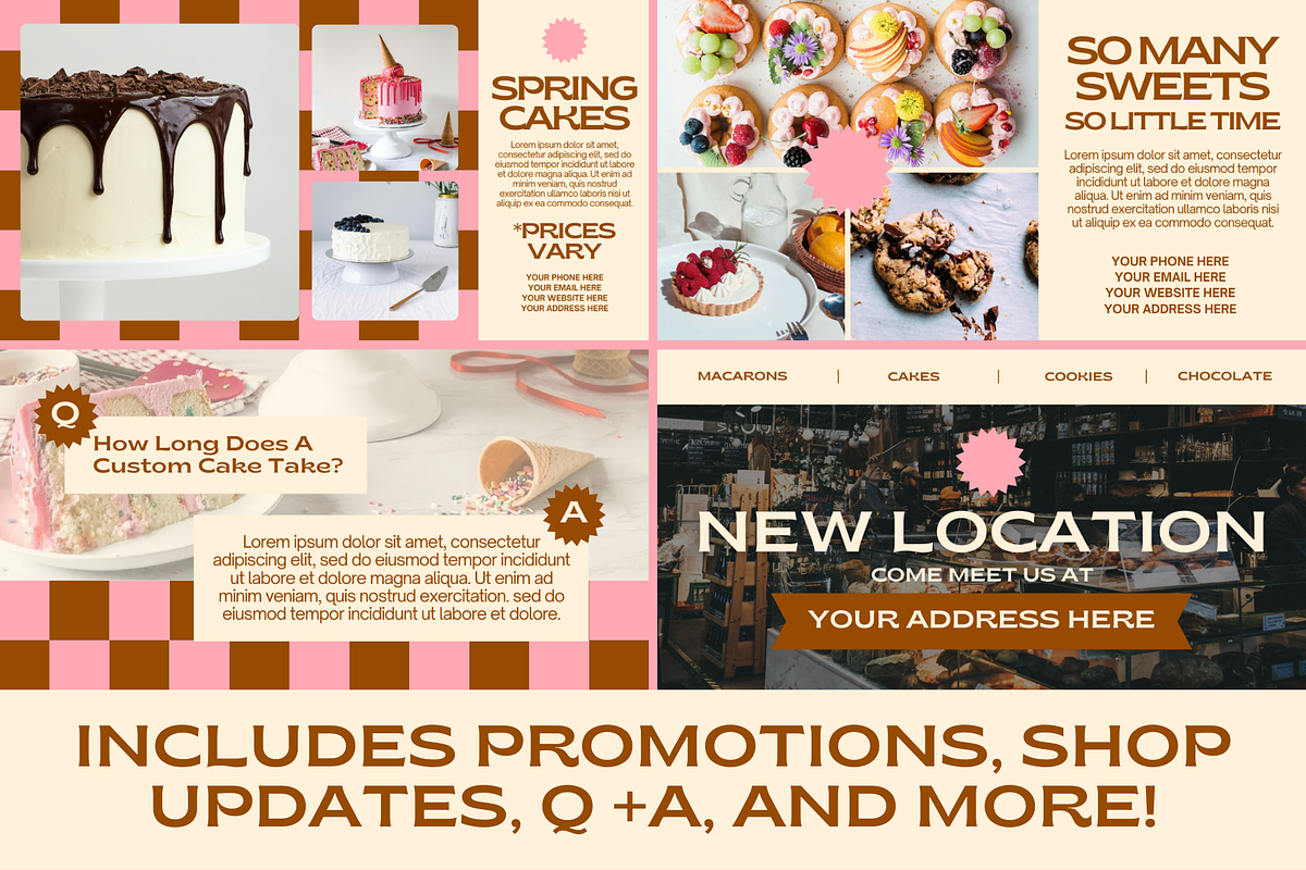 Bakery Social Media Marketing, a Social Media Template by ShayMadeWhat (Photo 3 of 4)