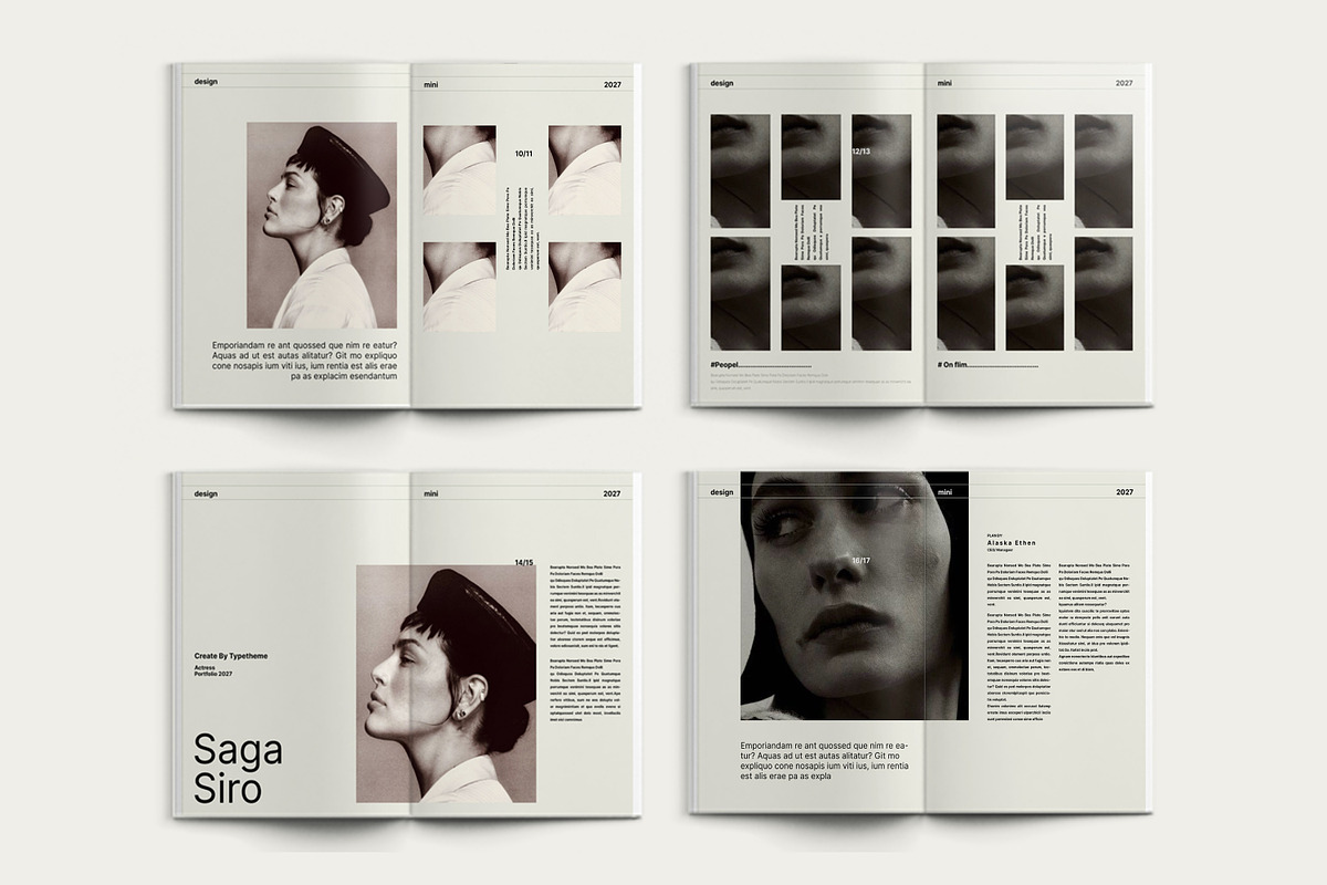 Minimalistic Magazine Templatemini preview 5