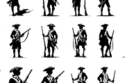 Revolutionary Soldier Silhouette Set, an Object Graphic by RT Studio (Thumbnail 3 of 3)