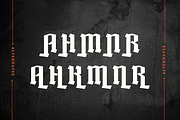Amoera Blackletter - Logo Font, a Blackletter Font by Illushvara Design (Thumbnail 11 of 11)