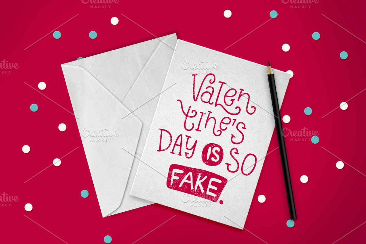 Valentine's Day greeting cards+bonus, a Texture Illustration by Wewhitelist (Photo 3 of 6)