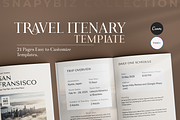 Travel Itinerary Canva Template, a Social Media Template by Snapybiz (Thumbnail 1 of 10)