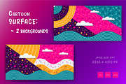 Cartoon set surface. Art., a Decorative Illustration by KENO Mascots (Thumbnail 3 of 3)