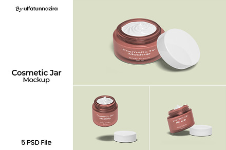 Cosmetic Jar Mockup