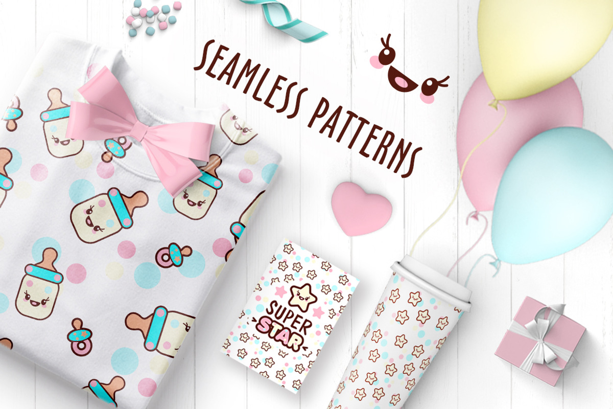 Cute vector prints for baby apparel, an Object Graphic by Kseniia Kuznetsova (Photo 4 of 5)