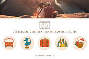 Travel icon set, an Icon by NatalieArtShop (Thumbnail 3 of 12)
