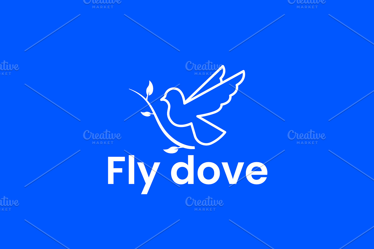 Dove logo vector icon illustration, a Branding & Logo Template by Dyn Studio