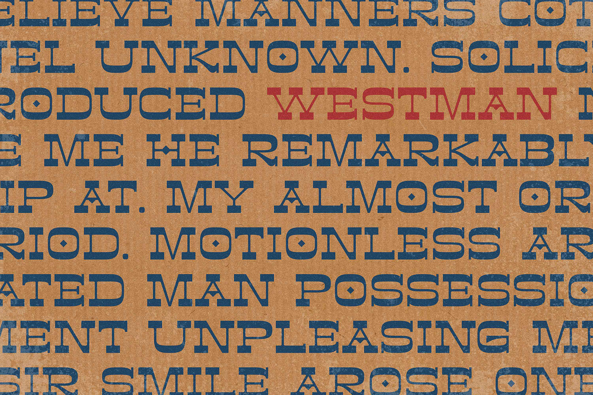 Sale! Westman - Classic Vintage Slab, a Slab Serif Font by Almarkhatype (Photo 8 of 10)