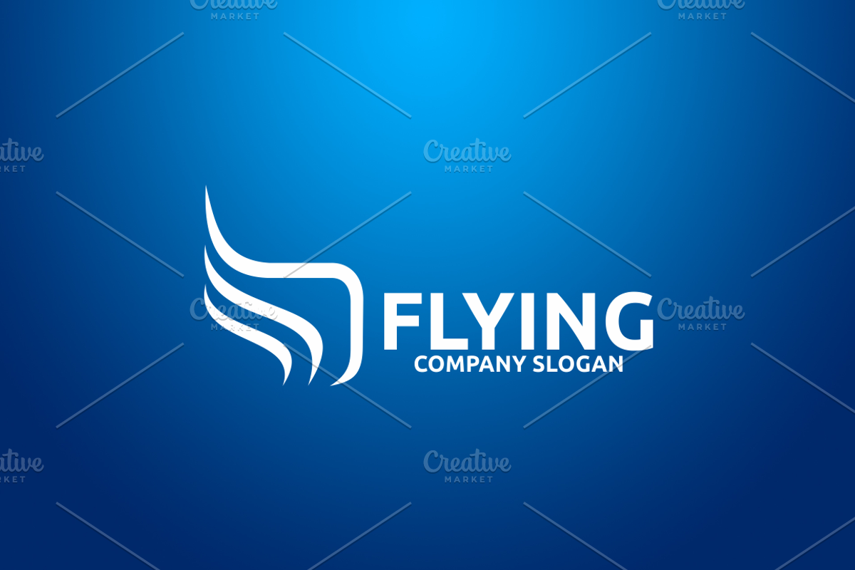 Flying Logo, a Branding & Logo Template by Brandlogo