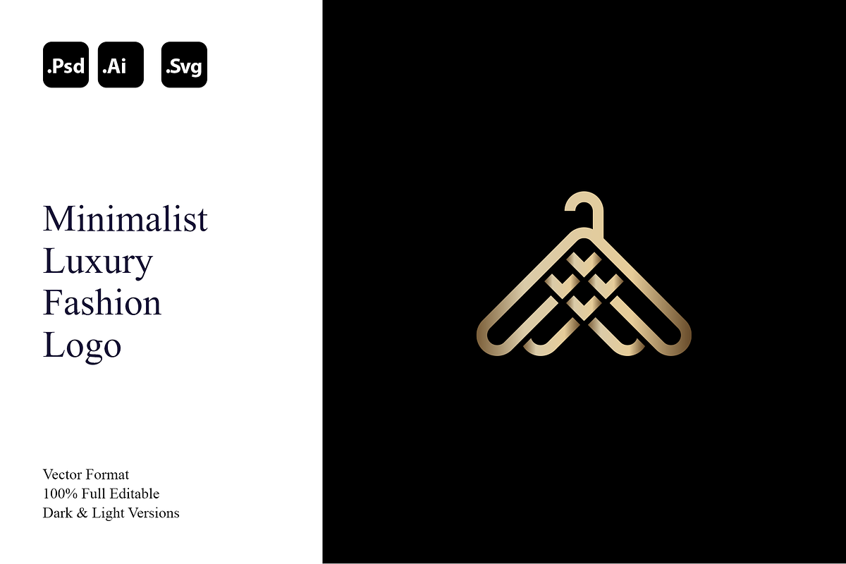 Minimalist Luxury Fashion Logo, a Branding & Logo Template by Luxury Logos (Photo 1 of 4)