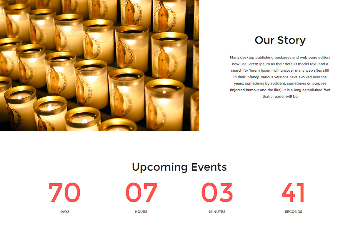 Jesus Church One Page Theme, a HTML Template by IceTemplates (Photo 2 of 3)