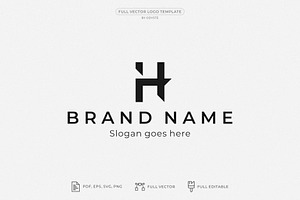 Minimalist Letter H Logo Template