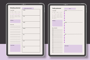 Daily And Weekly Digital Planner