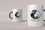 Freelancer Logo Design Template, a Branding & Logo Template by YUDesignStore (Thumbnail 6 of 6)