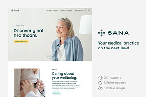 Sana Medical WordPress Theme