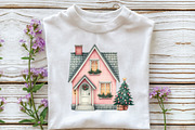 Pastel Christmas Clipart Bundle, an Illustration by Libby Wishes (Thumbnail 2 of 6)