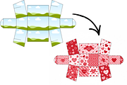 Valentine’s Gift Box Canva Template, a Design Template by Design Station (Thumbnail 3 of 5)