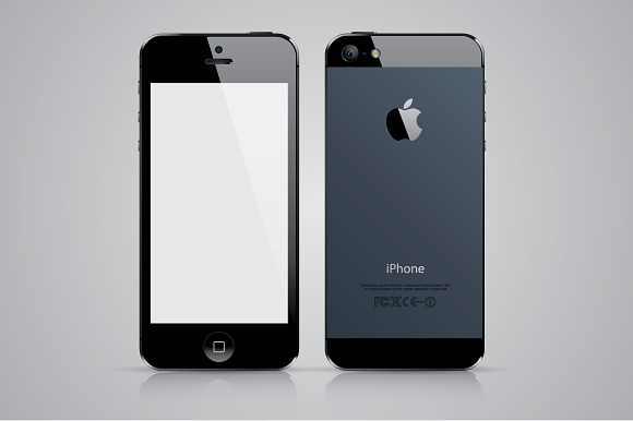 iPhone 5 vector illustration preview 3