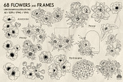 Flower Garden Line Art + Procreate, a Decorative Illustration by Skliarova (Thumbnail 3 of 5)