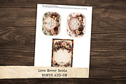 Halloween Love Card Holder Ephemera, a Seasonal Illustration by Print Haven Mochi Vintage (Thumbnail 7 of 7)