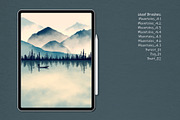 Procreate Landscape Stamp Brushes, a Brush Add-On by MISTstudioDesign (Thumbnail 7 of 11)